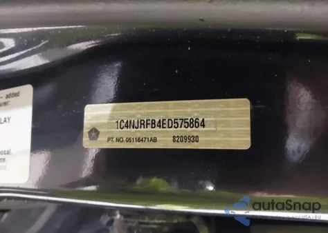 2014 Jeep Patriot Latitude из США, поврежденный, VIN 1C4NJRFB4ED575864